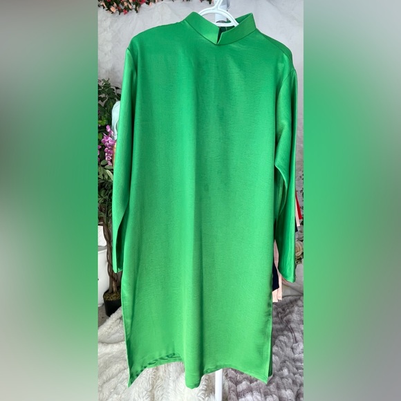 ao dai lụa cach Tan Nam, New Vietnamese man dress top tay thi 
size 2XL Vietnam - Picture 1 of 6
